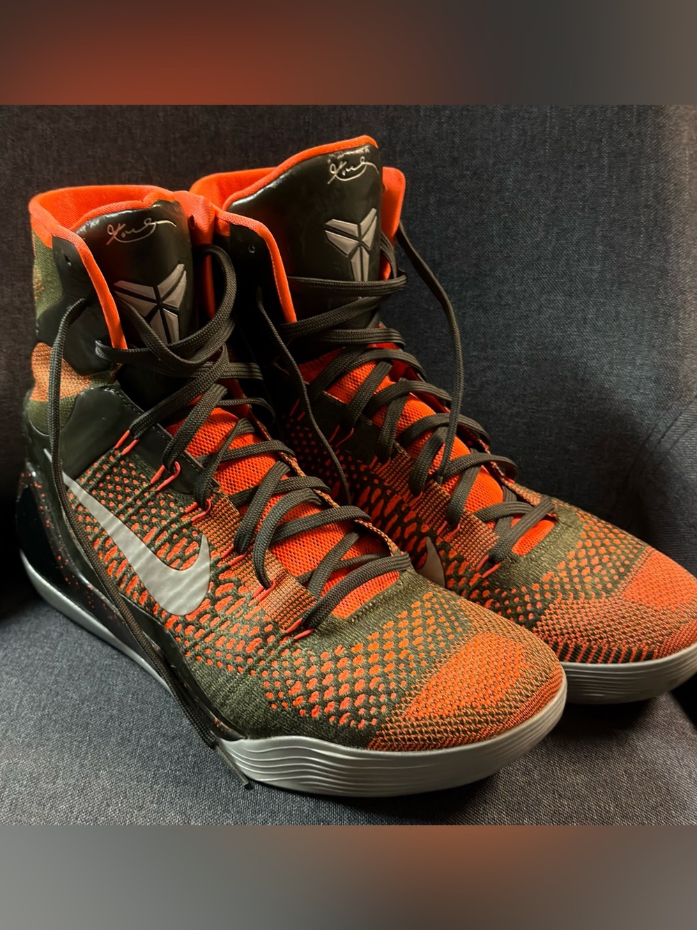 Rare Nike Kobe 9 Elite “Strategy” basketball shoes in men’s US size 11.5